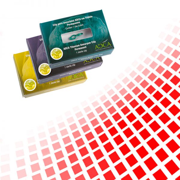 Bateria clips aneurisma